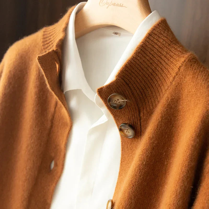 Moda™ | Kardigan Arlina z wełny merino