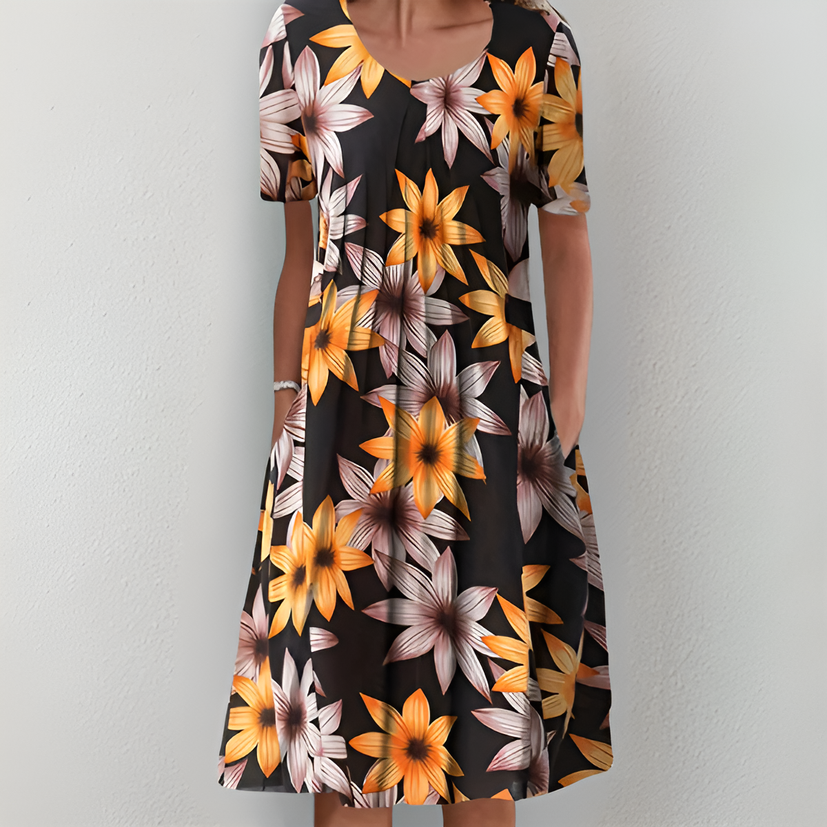 Moda™ | Sukienka w kwiaty