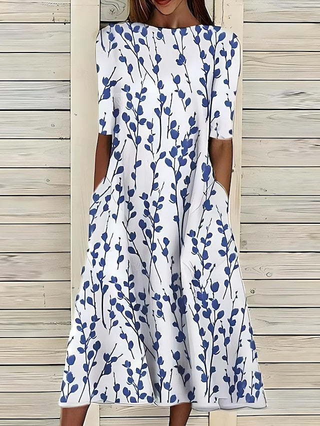 Moda™ | Sukienka w liście