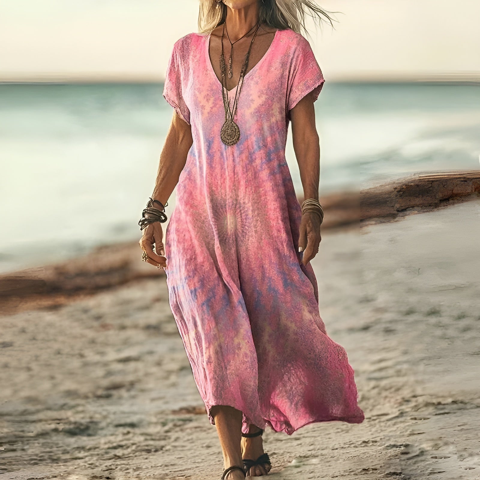 Moda™ | Sukienka maxi w stylu boho