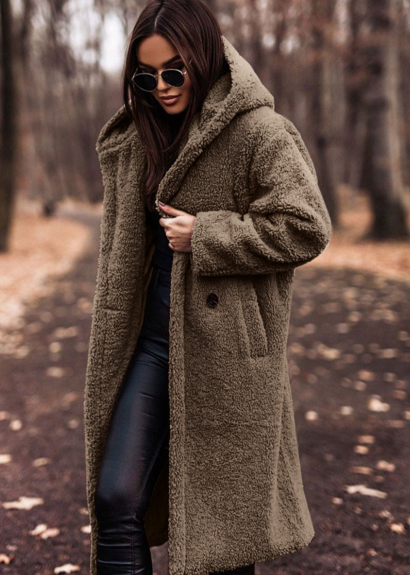 Moda™ | Stylowy i Komfortowy Płaszcz z Kapturem