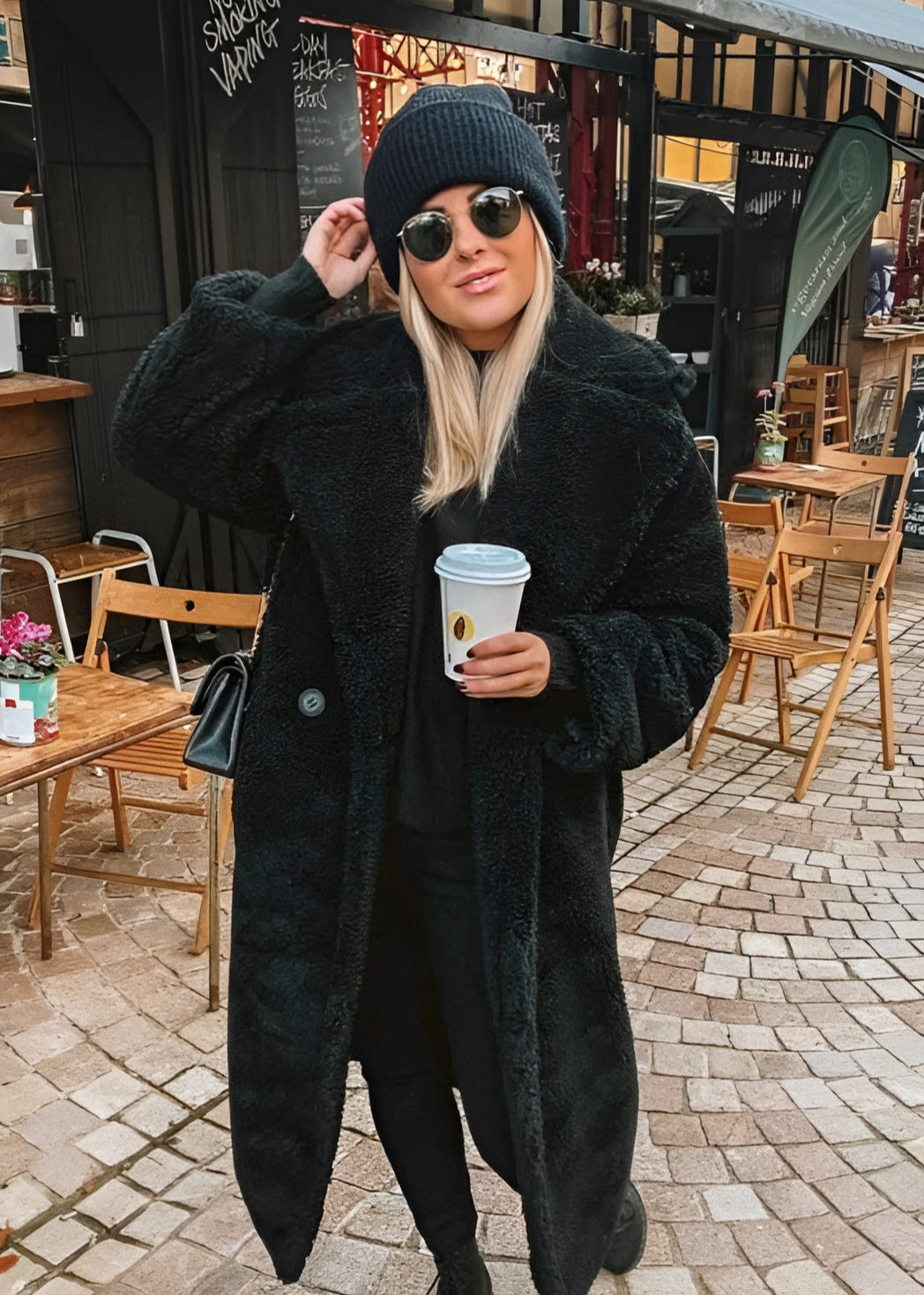 Moda™ | Stylowy i Komfortowy Płaszcz z Kapturem