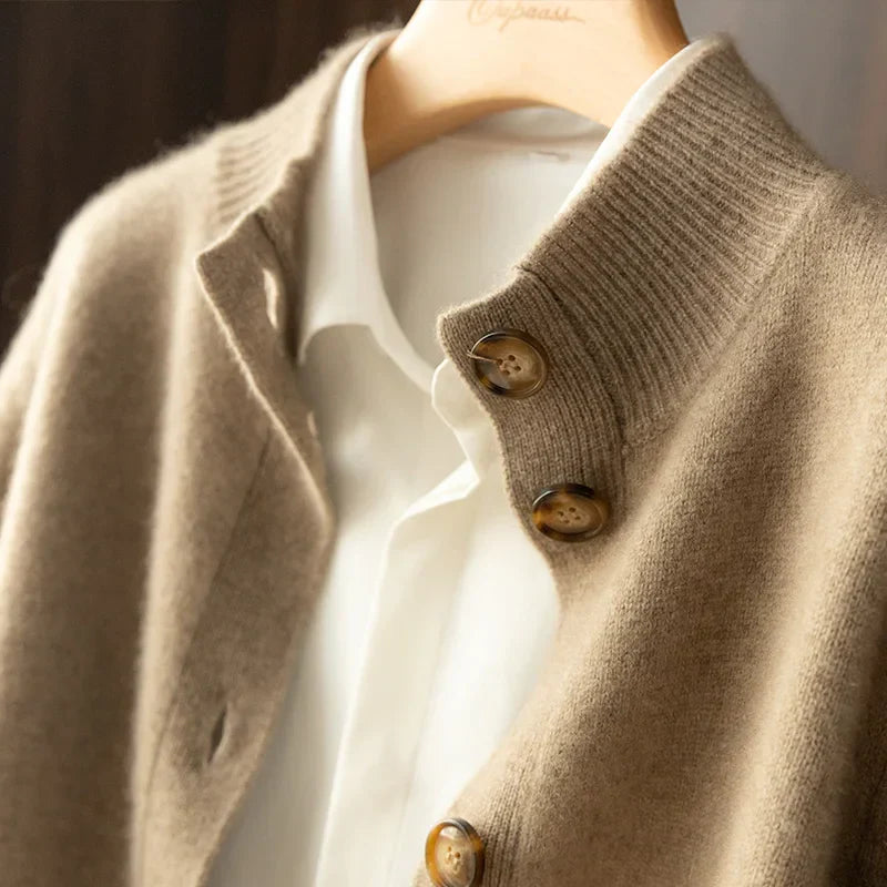 Moda™ | Kardigan Arlina z wełny merino