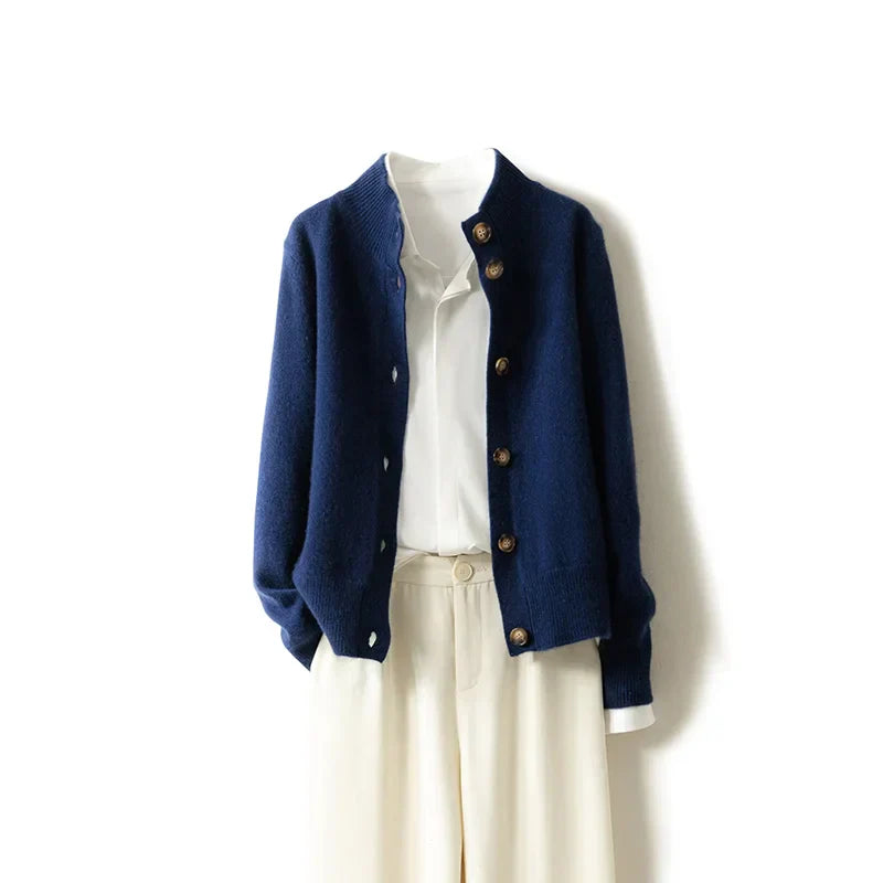 Moda™ | Kardigan Arlina z wełny merino