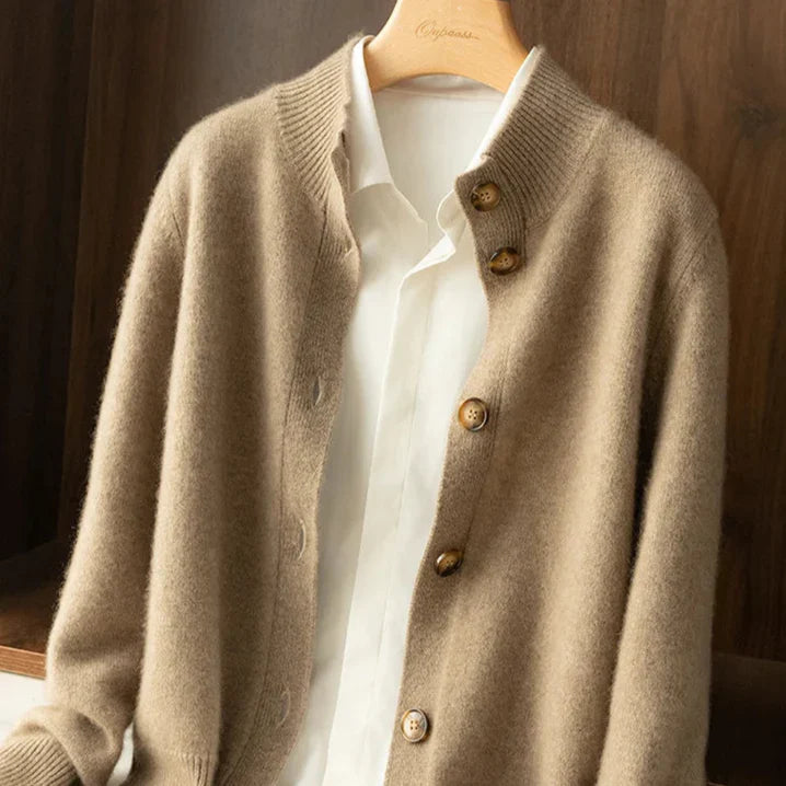 Moda™ | Kardigan Arlina z wełny merino
