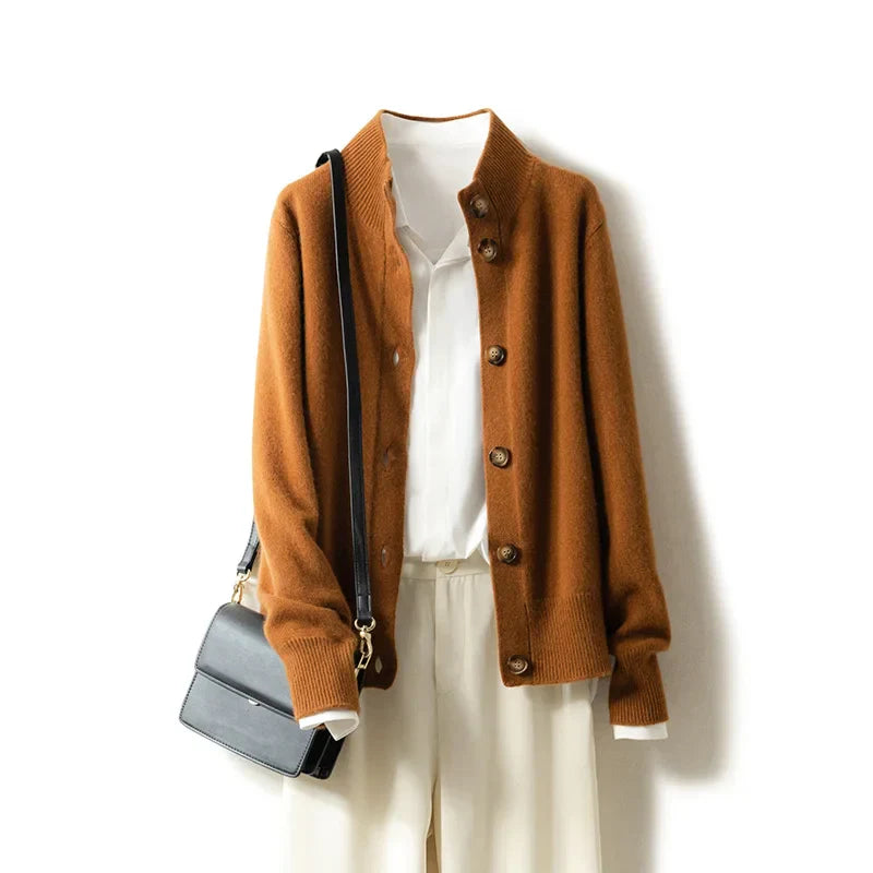 Moda™ | Kardigan Arlina z wełny merino