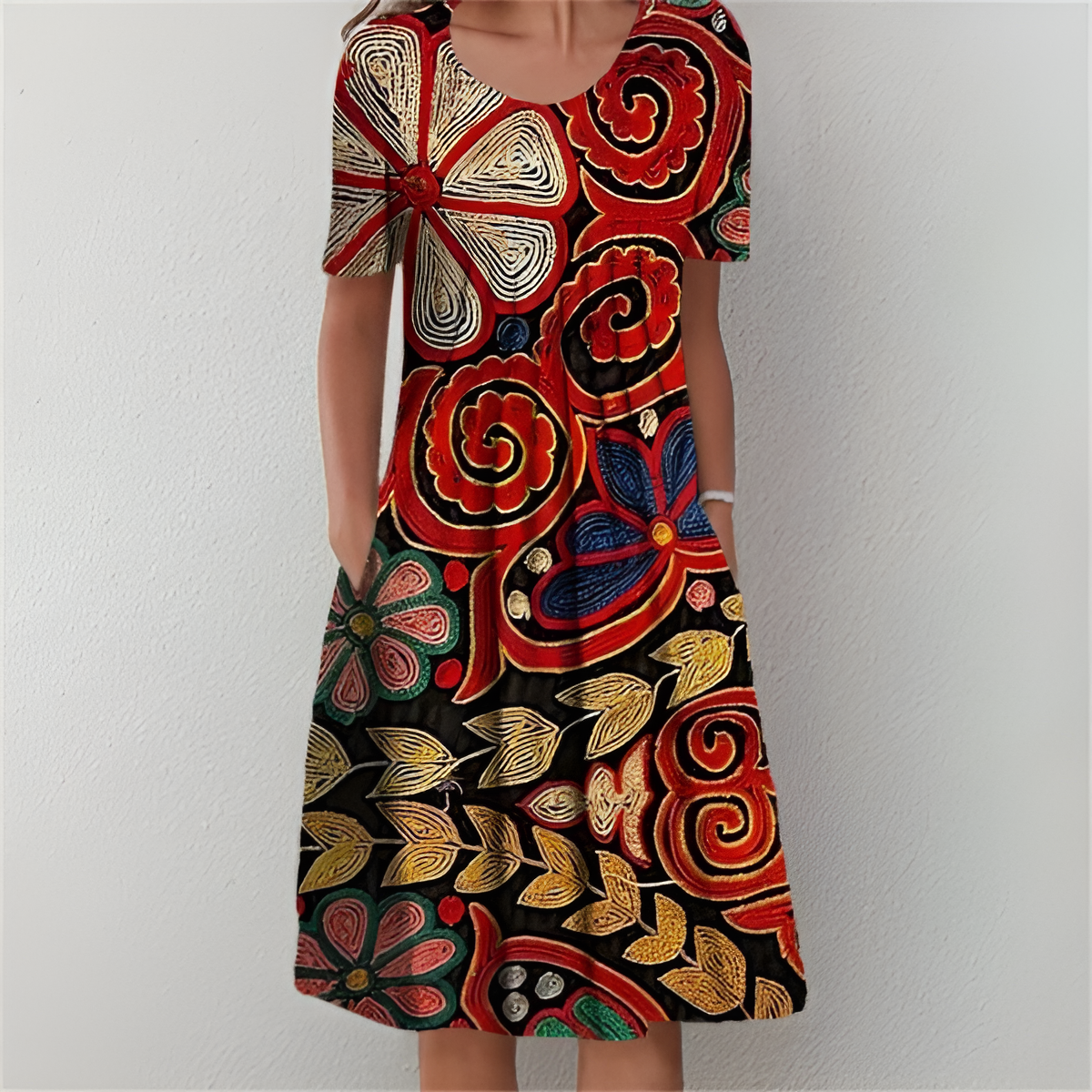 Moda™ | Sukienka w kwiaty
