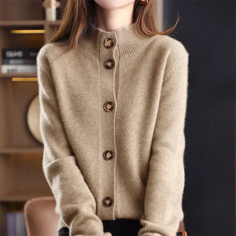 Moda™ | Kardigan Arlina z wełny merino