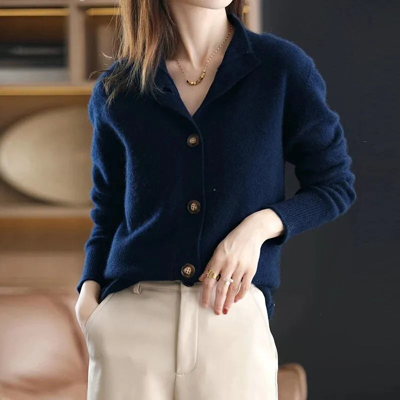 Moda™ | Kardigan Arlina z wełny merino