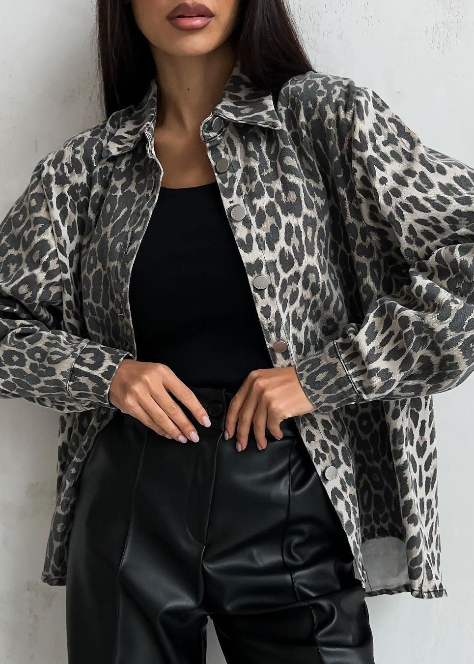 Moda™ | Modna Leopardzia Shacket