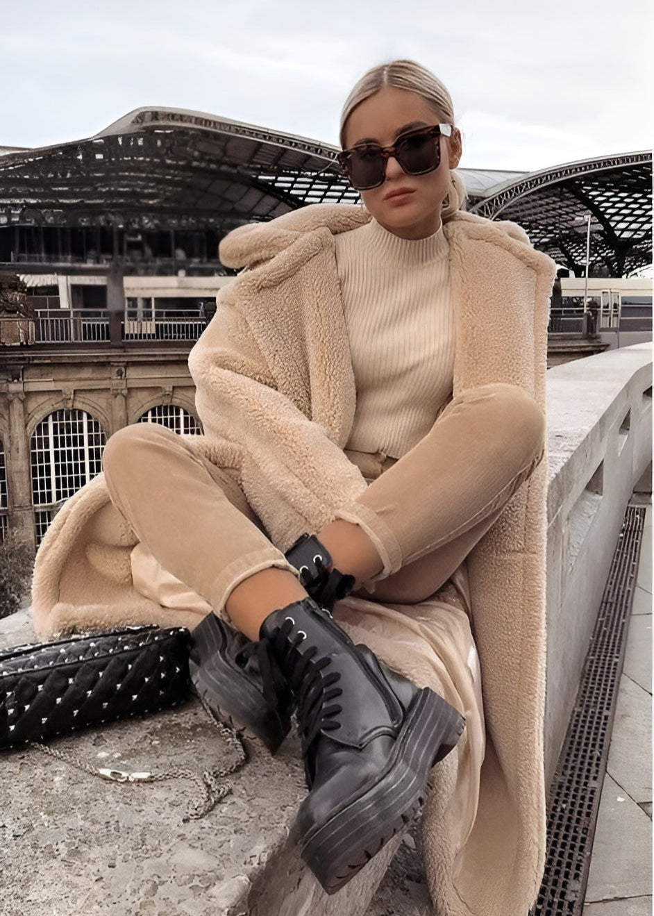 Moda™ | Stylowy i Komfortowy Płaszcz z Kapturem