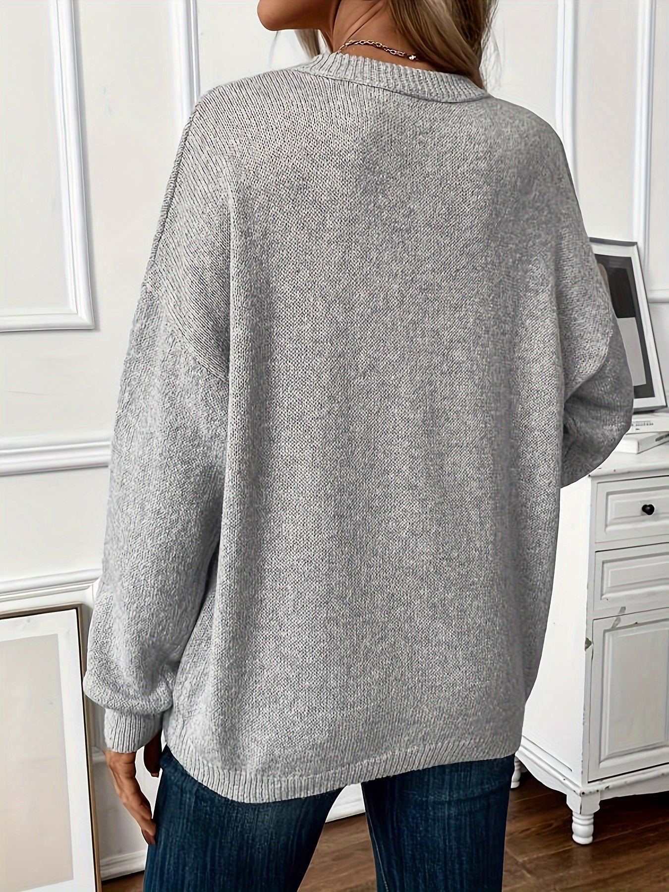 Moda™ | Miękki i Klasyczny Sweter Codzienny