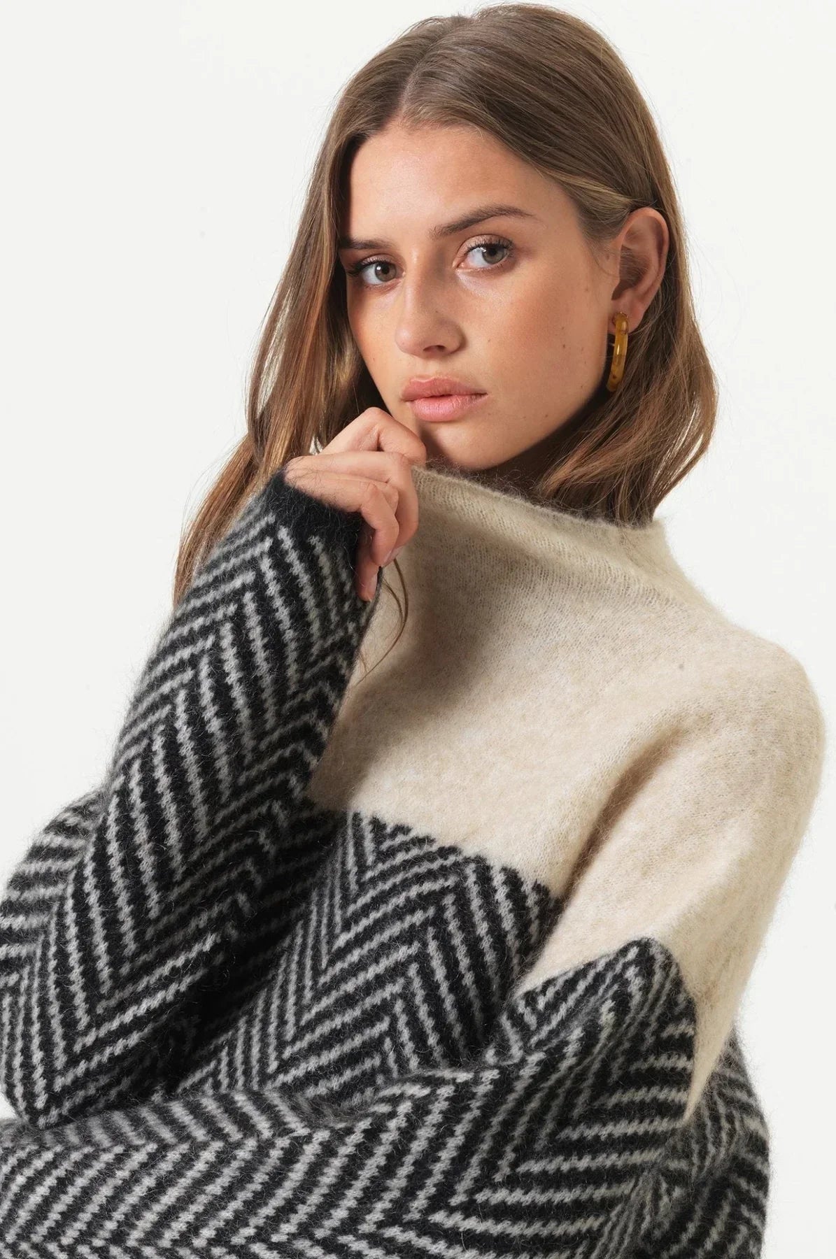 Moda™ | Wysokiej jakości golf z eleganckiej dzianiny